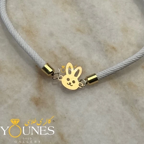 دستبند خرگوش بانی طلا لیزری